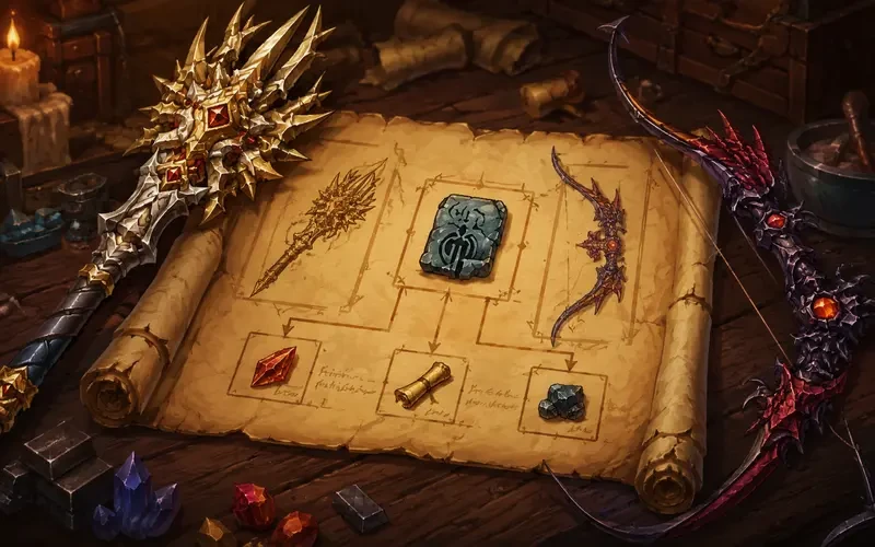 Weapon & Armor Recipe Quests
