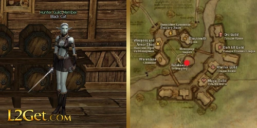 Hunter Guild Member Black Cat