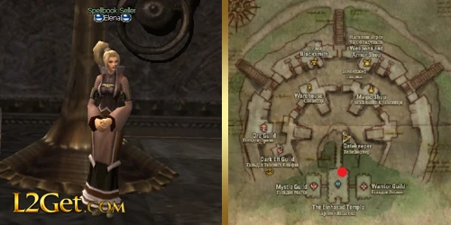 Spellbook Seller Elena